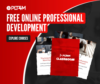 Advertisement PLT4M Free Online Professional Development