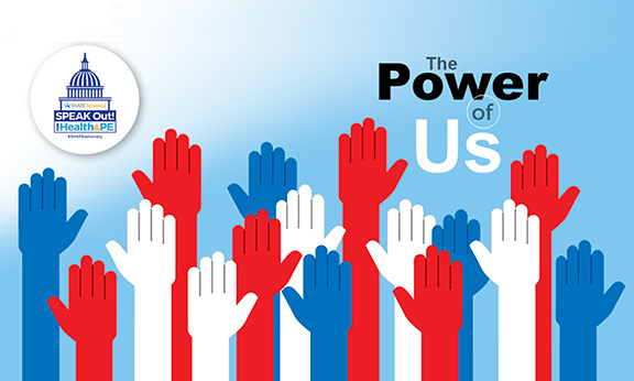 The Power of Us Online Advcacy Day promo