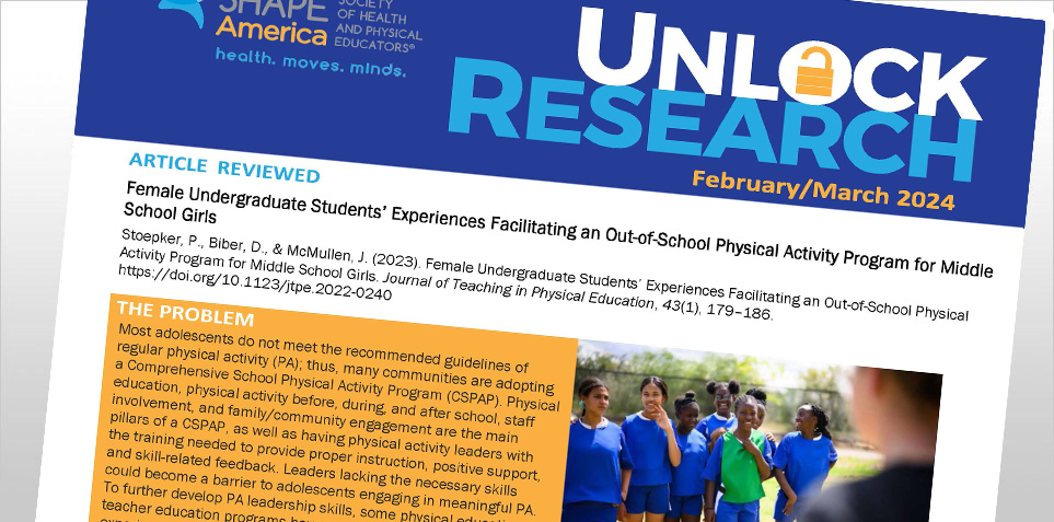 Cover of Unlock Research Link to this month's article