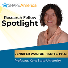 Research Fellow Spotlight Jennifer Walton-Fisette headshot